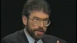 Gerry Adams on Charlie Rose USA  1994 part 1 [upl. by Durnan]