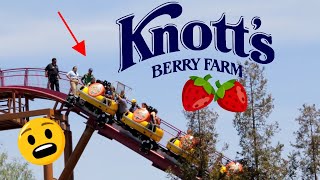 Knotts Berry Farm Rides 2018 Sidewinder Roller Coaster [upl. by Belsky]