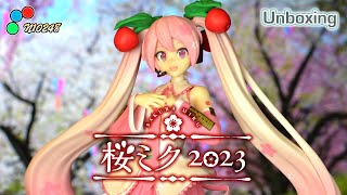 Unboxing of Sakura Miku 2023 Luminasta Figure by Sega [upl. by Osnola]