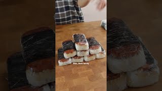 My neighbors try their FIRST Spam musubi [upl. by Suirrad910]