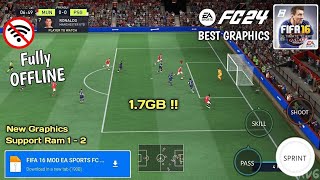 🤩FIFA 16 MOD 24 android apk  data Obb Mediafire BIG UPDATE V4 [upl. by Hwang]