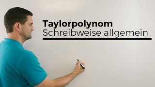 Taylorpolynom mehrdimensional kte Ordnung Schreibweise allgemein Formel [upl. by Uriia67]