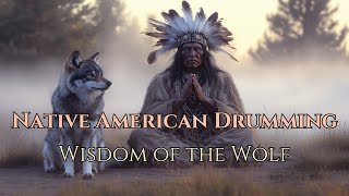 Wisdom of the Wolf  Native American Drumming Music  Deep Healing Power [upl. by Eloisa]