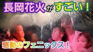 【感動】実はこんなに凄かった長岡花火！全幅2kmの復興祈願花火フェニックス2023 [upl. by Shari]