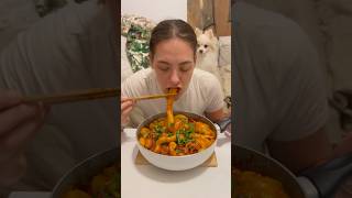 You NEED to try german tteokbokki 🤤 vegan yummy recipe koreanfood germanfood vegan [upl. by Laverne610]