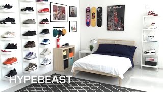 IKEA® and HYPEBEAST Design the Ideal Sneakerhead Bedroom [upl. by Idnod]