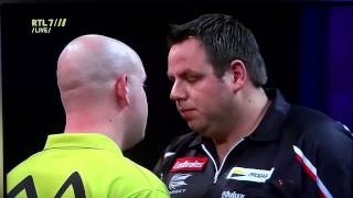 WK Darts 2013 Michel van Gerwen  Adrian Lewis 60 PDC World Championship [upl. by Rawde]