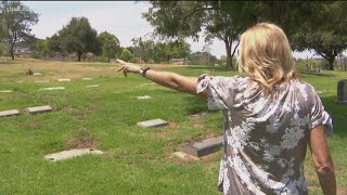 Family heartbroken by countless Escondido cemetery graves covered in dirt and weeds [upl. by Okiam224]