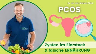 PCOS Zysten im Eierstock amp falsche ERNÄHRUNG  Dr rer nat Markus Stark [upl. by Natanhoj]