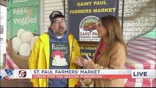 Saint Paul Farmers Market Opening Saturday 427 Part 2 [upl. by Anerres53]