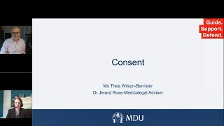 MDU Webinar Consent and the McCulloch judgment [upl. by Egidio438]