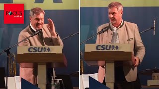 Söder poltert nach AfDErfolg „Die Ampel muss weg sie ist eine rauchende Ruine“ [upl. by Lafleur]