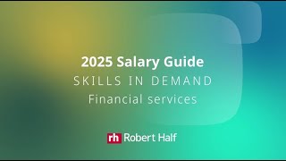 2025 skills in demand Financial services [upl. by Oninrutas]