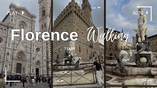 FLORENCE WALKING TOURitaly [upl. by Llebiram]