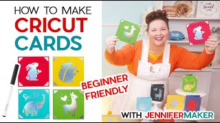 Cricut Cards for Beginners  Design Your Own [upl. by Eelana91]