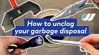 How to Unclog Your Garbage Disposal Three Methods 🔦 🧰 🔧 [upl. by Nairad]