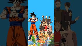 Goku VS team 7 anime goku team7 naruto shortsfeed shorts [upl. by Leuas741]