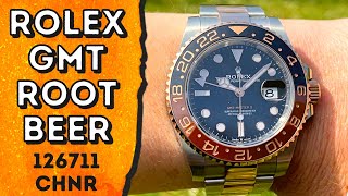 ROLEX ROOT BEER GMT MASTER II  126711 CHNR ROLEX FULL USER REVIEW [upl. by Aener931]