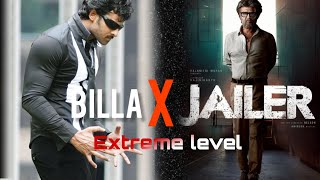 unbelievable sound  Billa x jailer Xtreme level mixed by cinematixedits [upl. by Adnawt]