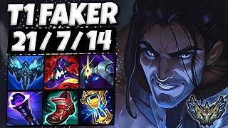 T1 Faker Sylas vs Vex  MID  Patch 1214 Korea Challenger ✅ [upl. by Artema]