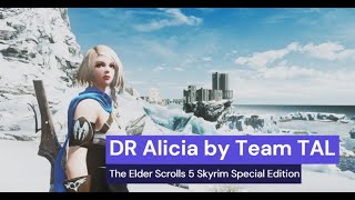 Skyrim SE  Best ArmorOutfit  DR Alicia by Team TAL [upl. by Kendricks312]