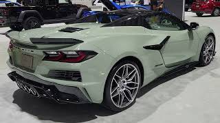 Cacti Green 2024 Corvette Z06 3LZ Convertible Mid Engine Corvette [upl. by Regan]