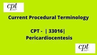 Pericardiocentesis  33016 [upl. by Kcirdnekal]