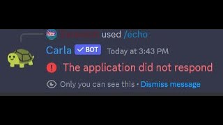 Carl Bot On Discord Not Working [upl. by Enitsugua]