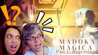 Their fighting Puella Magi Madoka Magica Beginnings reaction [upl. by Ailemak]