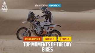 Bikes Top moments  Stage 8  Dakar2024 [upl. by Audwin703]