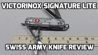 Victorinox Signature Lite Swiss Army Knife Review [upl. by Darla949]