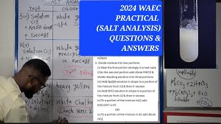 2024 WAEC CHEMISTRY PRACTICAL final hints [upl. by Ahsekal]