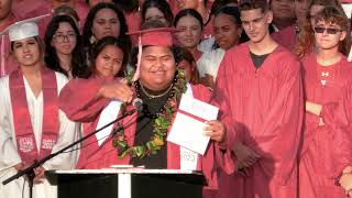 Iam Tongi Kahuku Grad 23 [upl. by Ahsetel]