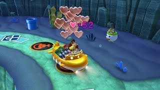 Mario Party 10 Bowser Party 257 Donkey Kong Mario Luigi Wario Whimsical Waters Master Difficulty [upl. by Micky838]