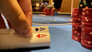 Action at Caesars Palace  Poker Vlog 57 [upl. by Bork]