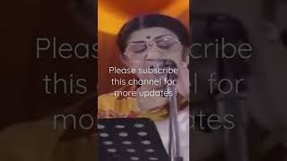 Lata Mangeshkar Ji performance 🙏🙏🙏🙏🙏🙏 [upl. by Elias]