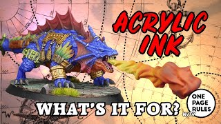 What use are Acrylic Inks in painting miniatures [upl. by Eilis858]