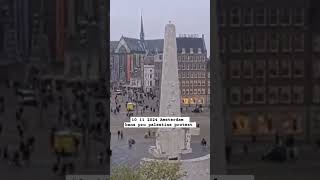 Amsterdam bans pro palestine protest  150 students protest and got arrested  Subscribe for more [upl. by Margo302]