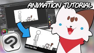 How to make Animations for YouTube in Clip Studio Paint start to finish  StepByStep Tutorial [upl. by Notnil]