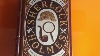 The Complete Sherlock Holmes BampN Leatherbound  New edition Unboxing [upl. by Zechariah]