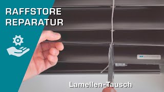 Lamellen Tausch bei Raffstore von Schlotterer [upl. by Rheims116]