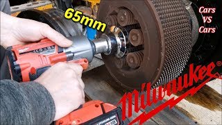 TEST Milwaukee M18 FUEL 18V High Torque 34”  BOLT TEST 65 mm [upl. by Mercer872]