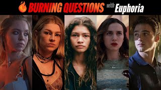 quotEuphoriaquot Cast Answers Burning Questions [upl. by Marlow220]