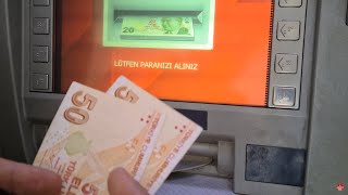 Ziraat Bankası ATMden Para Çekme [upl. by Mccourt104]