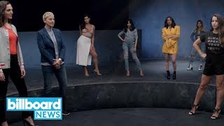 Maroon 5s Girls Like You Cardi B Remix Cameopacked New Video  Billboard News [upl. by Kareem625]