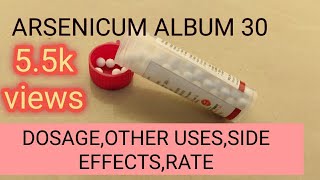 ARSENIC ALBUM 30 USES SIDE EFFECT RATE CAN IT BE USED FOR CORONA  hindi [upl. by Arelus]