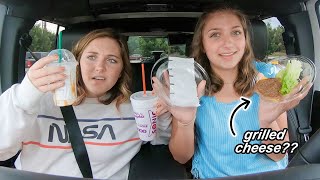 We Tried SECRET MENU DriveThru Items [upl. by Giordano605]