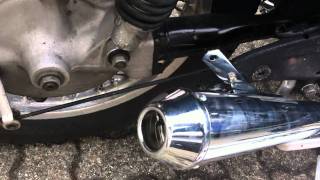 BMW R100  Megaphone exhaust [upl. by Bee]