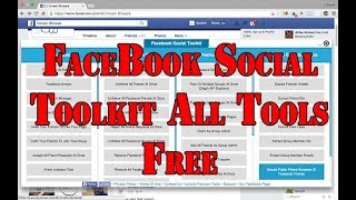 How To Use Facebook Social Toolkit Premium Tools For Free  Chrome Extension FB Social Toolkit [upl. by Anatlus]