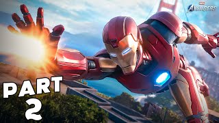 Iron Man amp Thor Fighting  Marvels Avengers Gameplay  Part 2  Atsrown Gaming [upl. by Granoff]